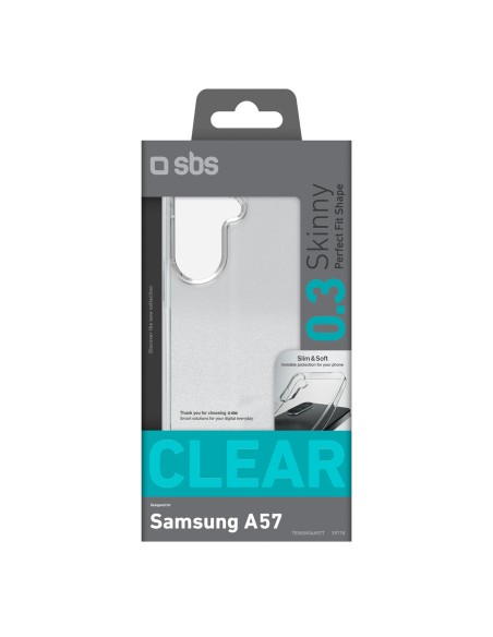 
„Samsung Galaxy A57“ plonas dėklas – permatomas
