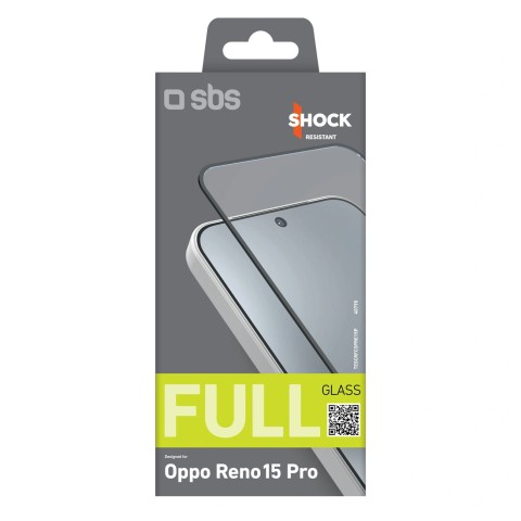 
Grūdintas stiklas, skirtas Oppo Reno 15 Pro pilnam dangteliui

