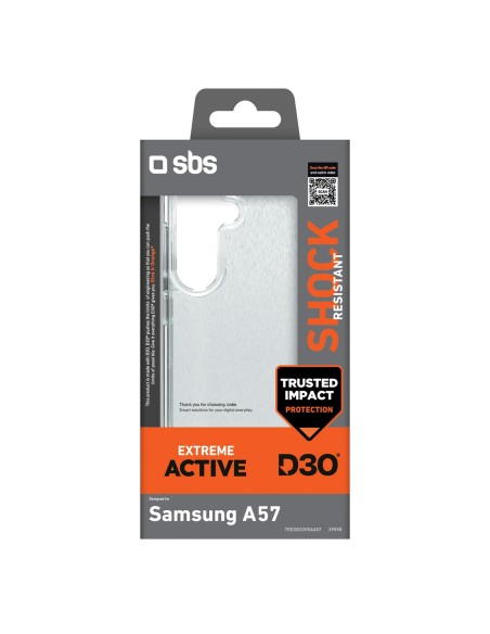 
„Samsung Galaxy A57 D3O“ dėklas - skaidrus
