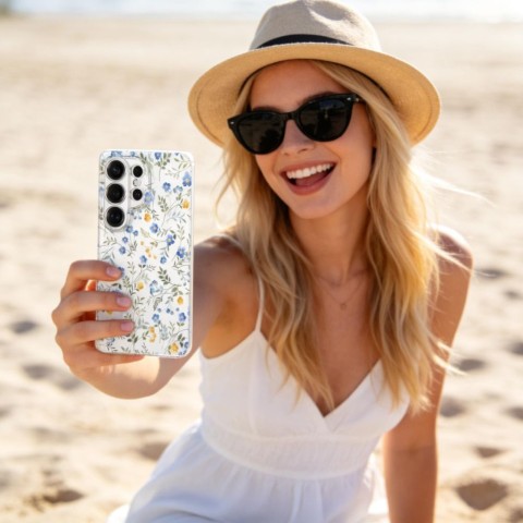 
„Samsung Galaxy S26 Ultra FlexAir“ dėklas – spalvingos gėlės
