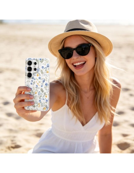 
„Samsung Galaxy S26 Ultra FlexAir“ dėklas – spalvingos gėlės
