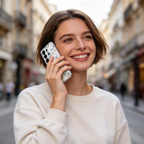 
„Samsung Galaxy S26 Ultra FlexAir“ dėklas – spalvingos gėlės
