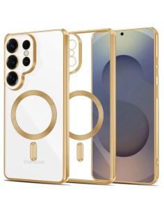 
Samsung Galaxy S26 Ultra MagFlex dėklas – skaidrus auksinis
