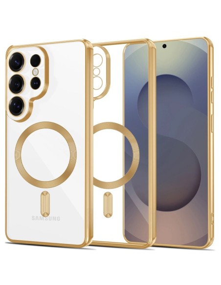 
Samsung Galaxy S26 Ultra MagFlex dėklas – skaidrus auksinis
