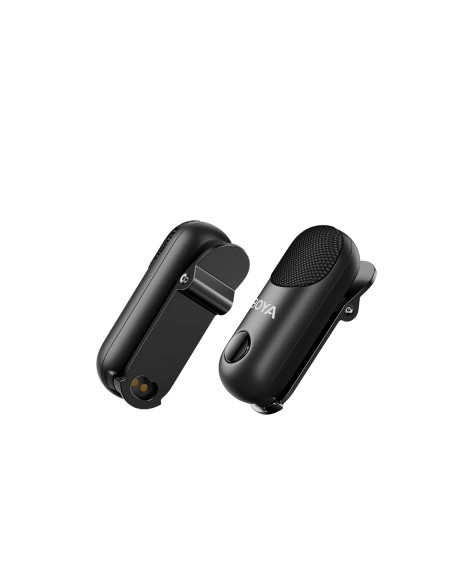 
4 viename 2,4 GHz USB-C belaidžių mikrofonų rinkinys MAGIC-02 - juodas
