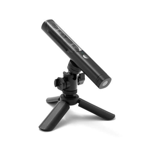 
4 viename 2,4 GHz USB-C belaidžių mikrofonų rinkinys MAGIC-02 - juodas
