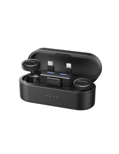 
AI 2,4 GHz USB-C belaidžio mikrofono rinkinys su dėklu
