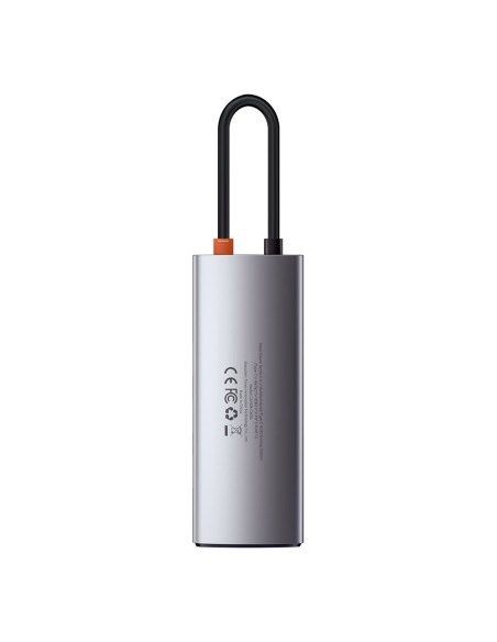 Daugiafunkcis USB HUB 5in1 USB-C PD 100W HDMI pilka Daugiafunkcis USB HUB 5in1 USB-C PD 100W HDMI pilka