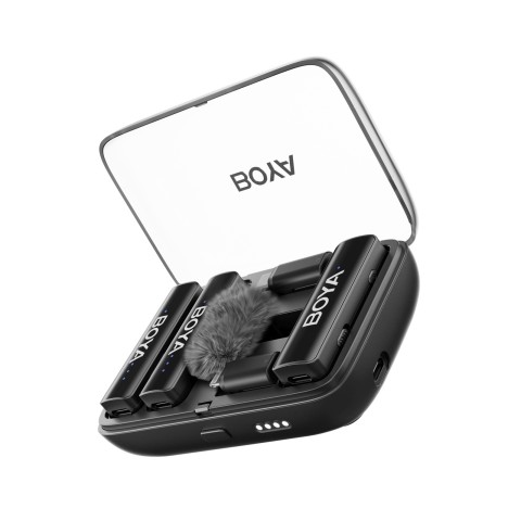 
Belaidžio mikrofono rinkinys su dėklu 1000mAh 2.4GHz USB-C
