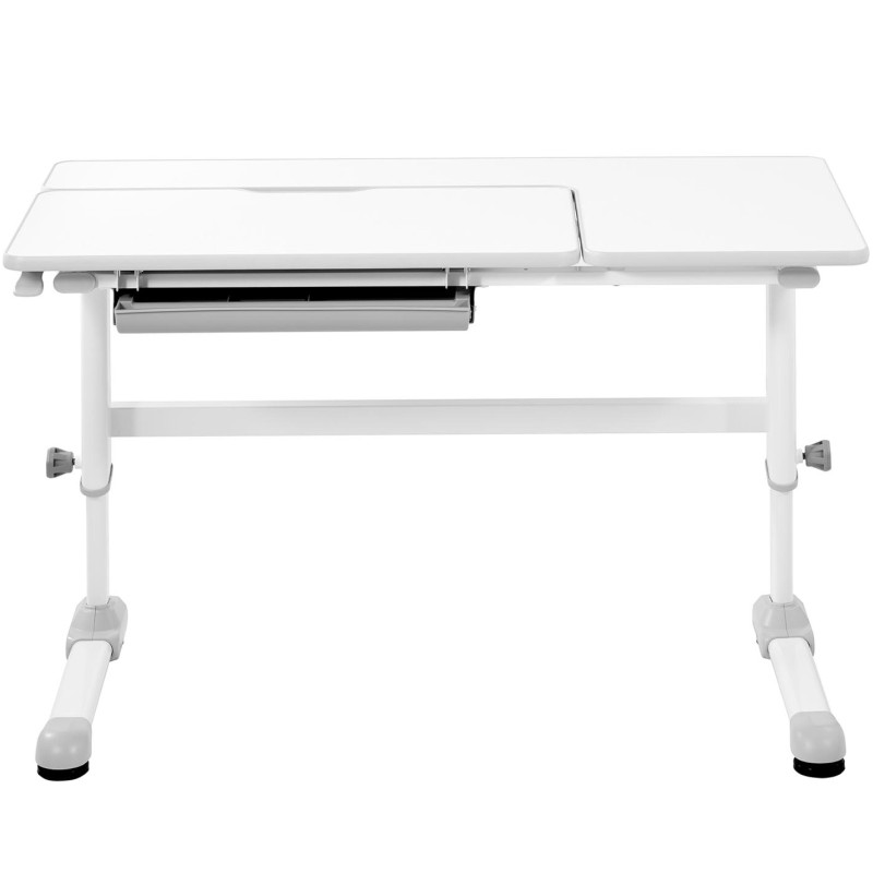 Rašomasis stalas vaikams su reguliuojamu viršumi ir aukščiu + stalčiukas 120 x 66 x 60-76 cm