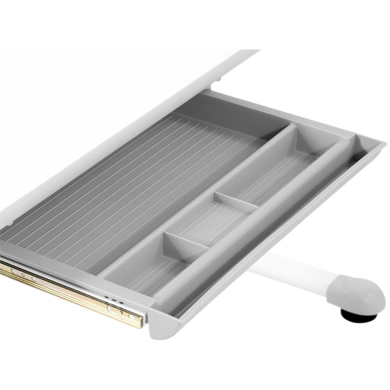 Rašomasis stalas vaikams su reguliuojamu viršumi ir aukščiu + stalčiukas 120 x 66 x 60-76 cm