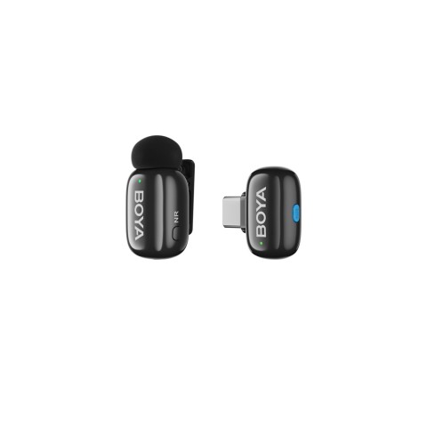 
„Mini 2-02“ 2,4 GHz USB-C belaidžio mikrofono rinkinys su dėklu
