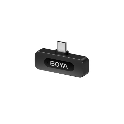
Belaidis mikrofonas su spaustuku 120dB 2.4GHz USB-C - juodas
