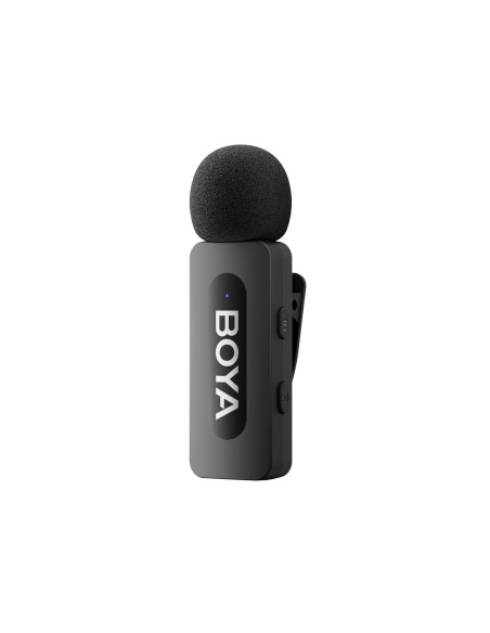 
Belaidis mikrofonas su spaustuku 120dB 2.4GHz USB-C - juodas
