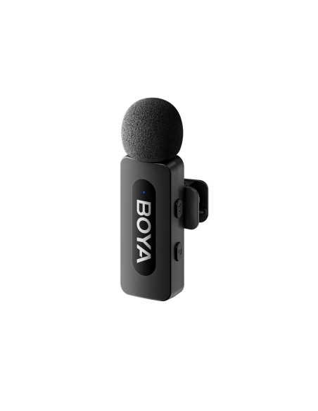 
120dB 2.4GHz USB-C belaidžio mikrofono komplektas - juodas
