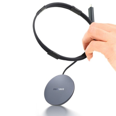 
„Samsung EP-P2900BBE“ USB-C 25 W belaidis įkroviklis – pilkas
