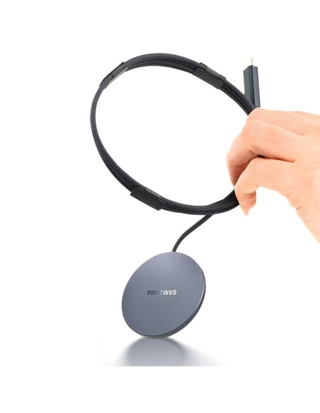
„Samsung EP-P2900BBE“ USB-C 25 W belaidis įkroviklis – pilkas
