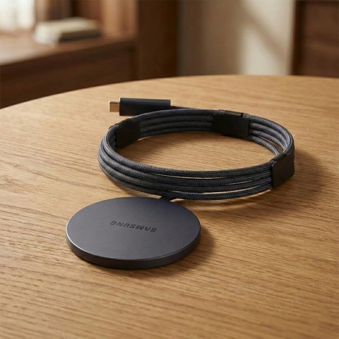 
„Samsung EP-P2900BBE“ USB-C 25 W belaidis įkroviklis – pilkas
