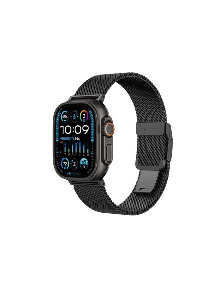 
Titano dirželis, skirtas „Apple Watch 38/ 40/ 41/ 42/ 44/ 45/ 46/ 49 mm“ – juodas
