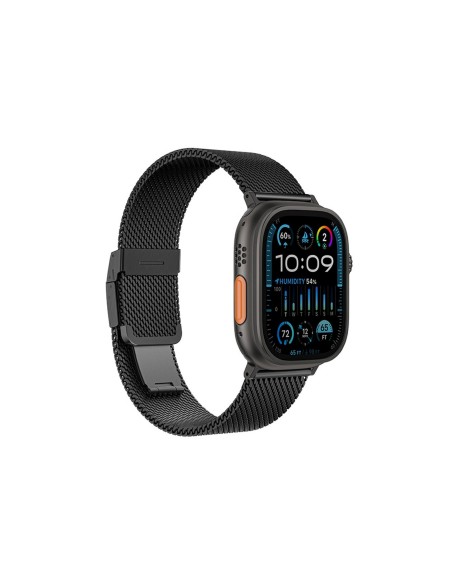 
Titano dirželis, skirtas „Apple Watch 38/ 40/ 41/ 42/ 44/ 45/ 46/ 49 mm“ – juodas
