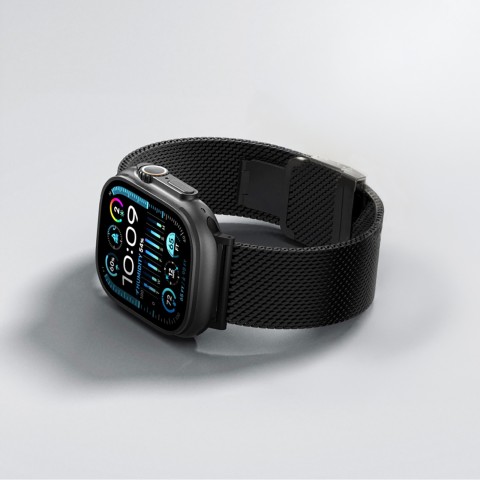 
Titano dirželis, skirtas „Apple Watch 38/ 40/ 41/ 42/ 44/ 45/ 46/ 49 mm“ – juodas
