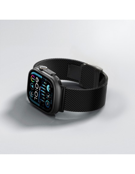 
Titano dirželis, skirtas „Apple Watch 38/ 40/ 41/ 42/ 44/ 45/ 46/ 49 mm“ – juodas
