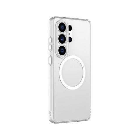 
„Samsung Galaxy S26 Ultra Minimal“ dėklas su magnetiniu objektyvu – skaidrus
