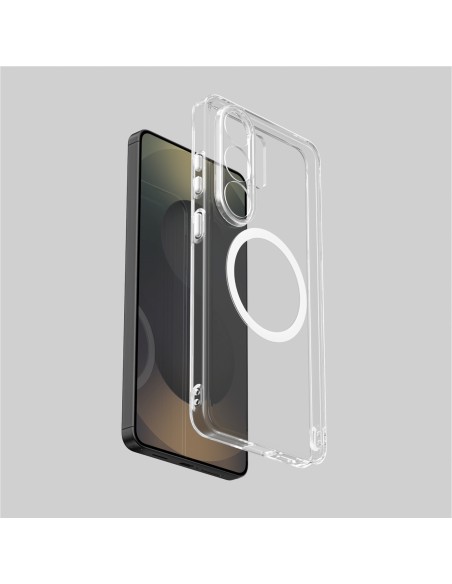 
„Samsung Galaxy S26 Ultra Minimal“ dėklas su magnetiniu objektyvu – skaidrus
