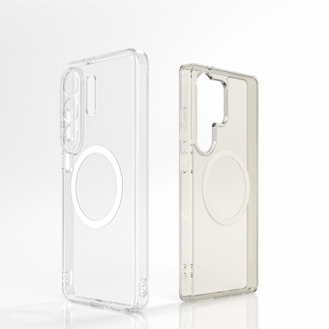 
„Samsung Galaxy S26 Ultra Minimal“ dėklas su magnetiniu objektyvu – skaidrus
