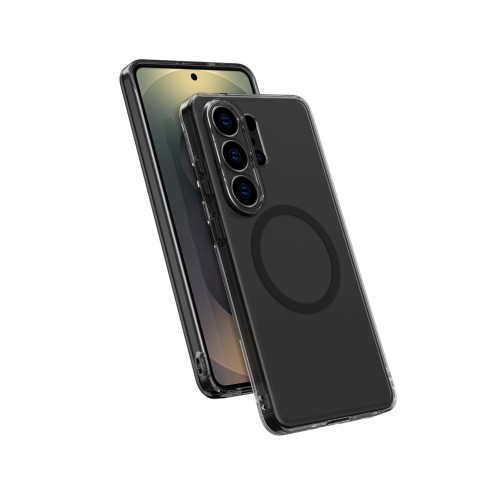 
„Samsung Galaxy S26 Ultra Minimal“ dėklas su magnetiniu objektyvu – juodas
