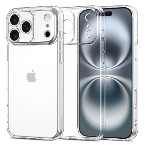 
„iPhone 17 Pro Max FlexAir“ dėklas – permatomas
