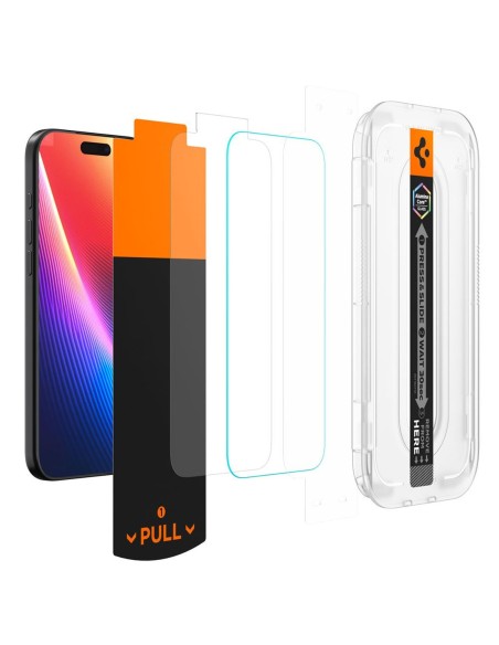 
Grūdintas stiklas iPhone 16 Pro / 17 / 17 Pro Glas.TR EZ Fit Pro - skaidrus
