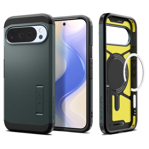 
„Google Pixel 10 Pro XL Tough Armor MagSafe“ dėklas – žalias
