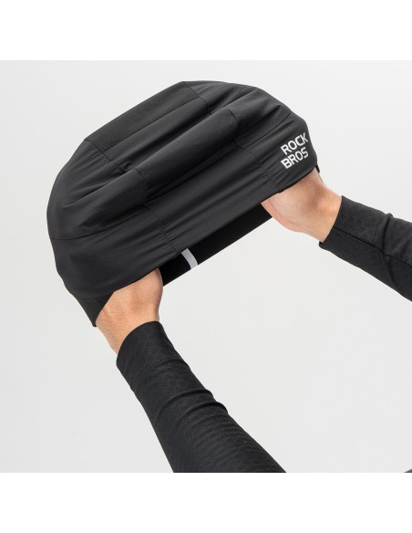 
Dvipusė žieminė dviratininko kepuraitė, 54–61 cm dydis – juoda

