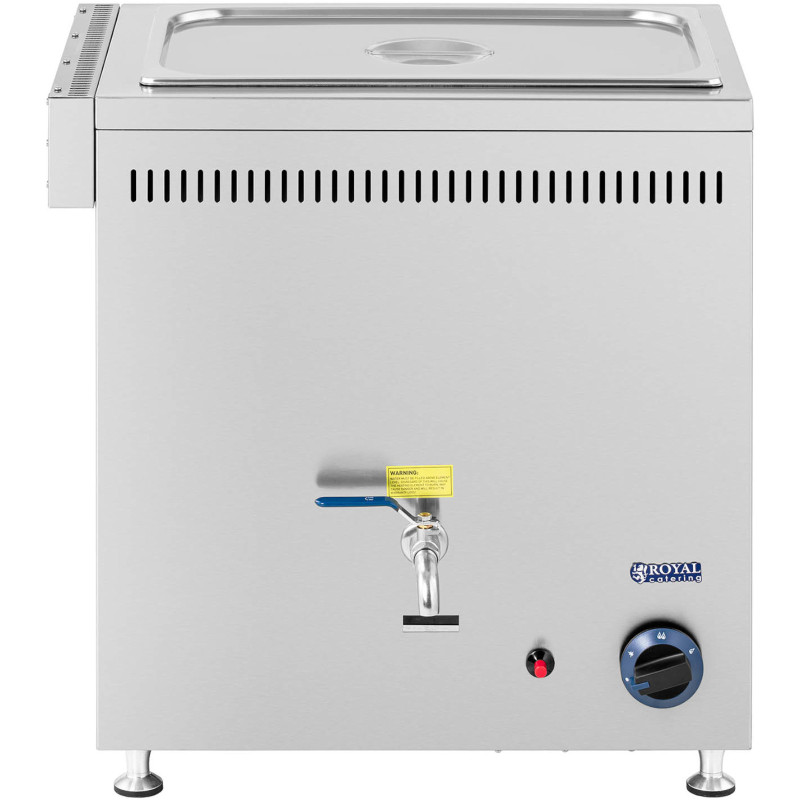 Bain marie dujinis vandens šildytuvas 0,02 baro 3300 W 1 x GN 1/1