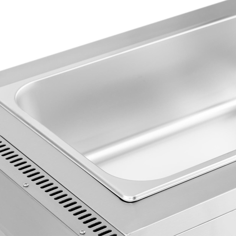 Bain marie dujinis vandens šildytuvas 0,02 baro 3300 W 1 x GN 1/1