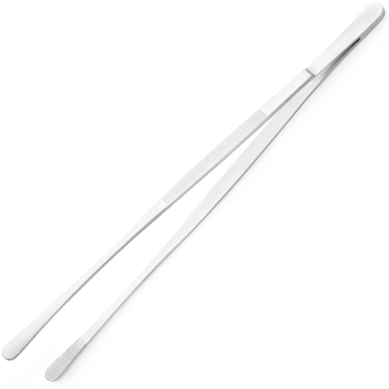 Virtuvinis pincetas su apvaliais antgaliais 305 mm - Hendi 680193