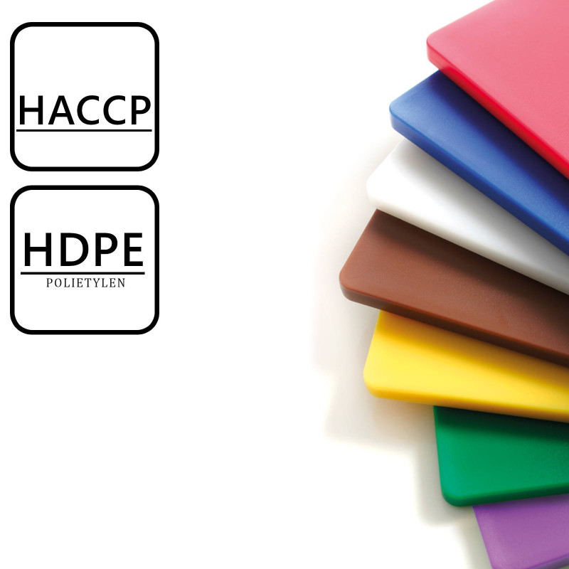 HACCP pjaustymo lenta mėsai ir dešroms 450x300mm ruda - Hendi 825556