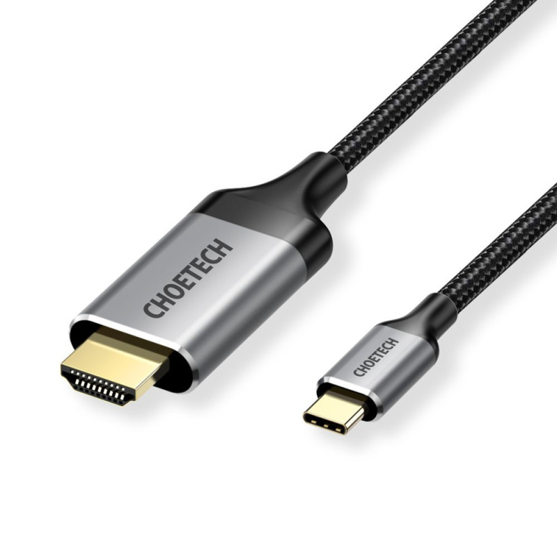 C tipo USB laidas – HDMI 4K 60Hz 2m juodas