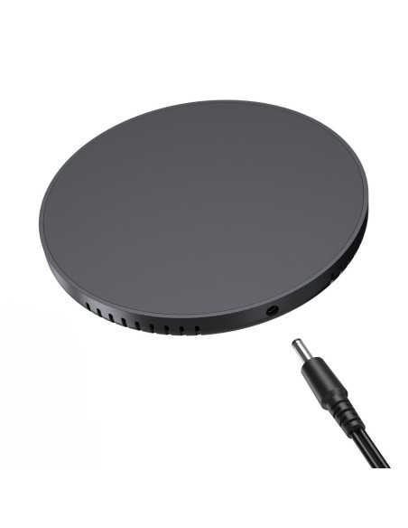 10W po stalviršis indukcinis įkroviklis + EU pakrovėjas su maitinimo laidu juodas