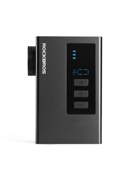 
Įkraunamas LED kompresorinis siurblys 420mAh 120 psi - juodas
