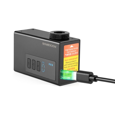 
Įkraunamas LED kompresorinis siurblys 420mAh 120 psi - juodas
