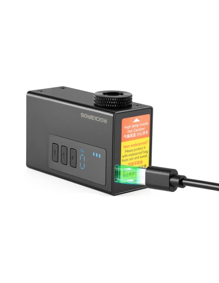
Įkraunamas LED kompresorinis siurblys 420mAh 120 psi - juodas
