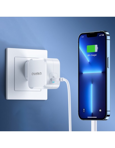 Greitas įkroviklis PD8007 PPS 45W baltas