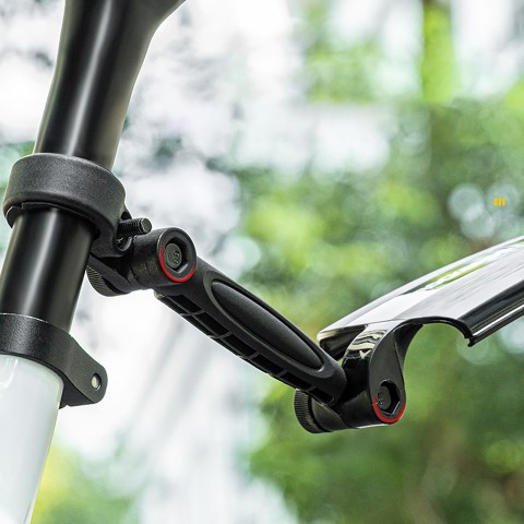 
Teleskopinis sulankstomas dviračio purvasaugių komplektas - juodas

