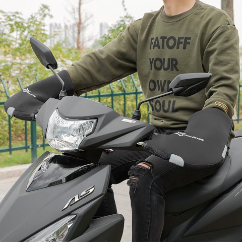 
Izoliuotos pirštinės dviračio, paspirtuko, motociklo vairui, neperšlampamos, juodos
