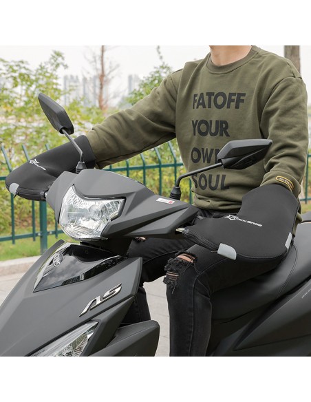 
Izoliuotos pirštinės dviračio, paspirtuko, motociklo vairui, neperšlampamos, juodos
