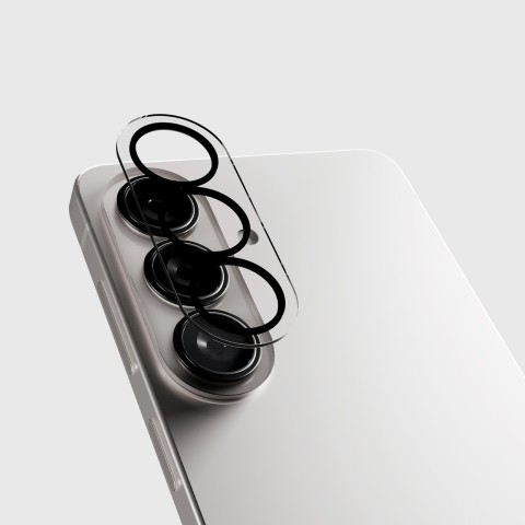 
Apsauginis galinio fotoaparato stiklas, skirtas „Samsung Galaxy S26/ S26 Plus“ su juodu rėmeliu
