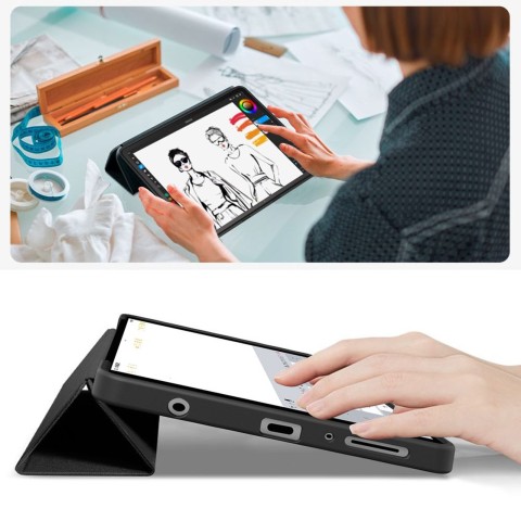 
Samsung Galaxy Tab A9 / A11 8.7 X110 / X115 / X133 / X135 SmartCase dėklas - juodas
