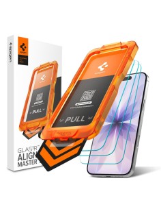 
Grūdintas stiklas iPhone 17 su Glas.tR AlignMaster Slim aplikatoriumi - 3 vnt.
